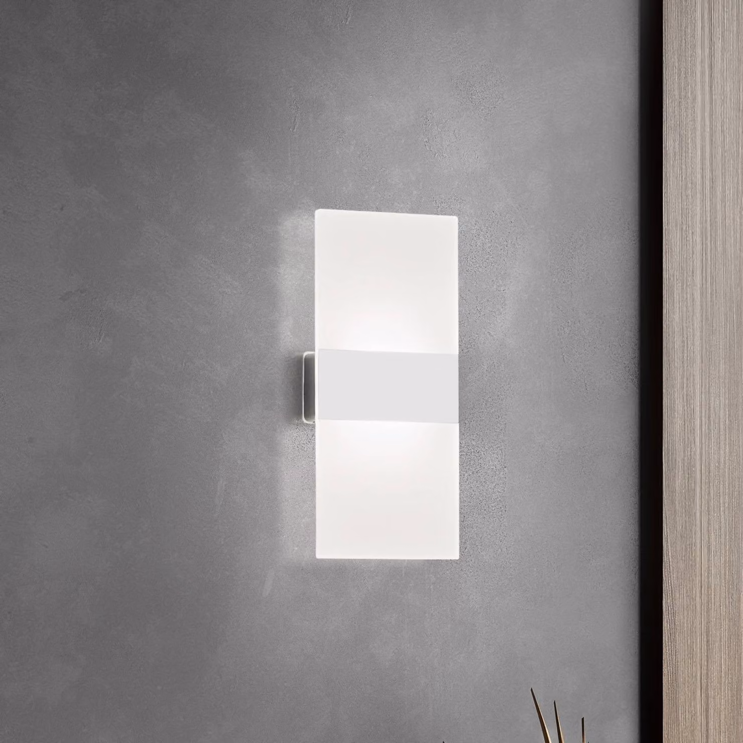 FH Lighting Applique da parete a LED Magnetic, dimmerabile, Bianco / Opale, Soggiorno / Sala da pranzo, Metallo, Applique a LED
