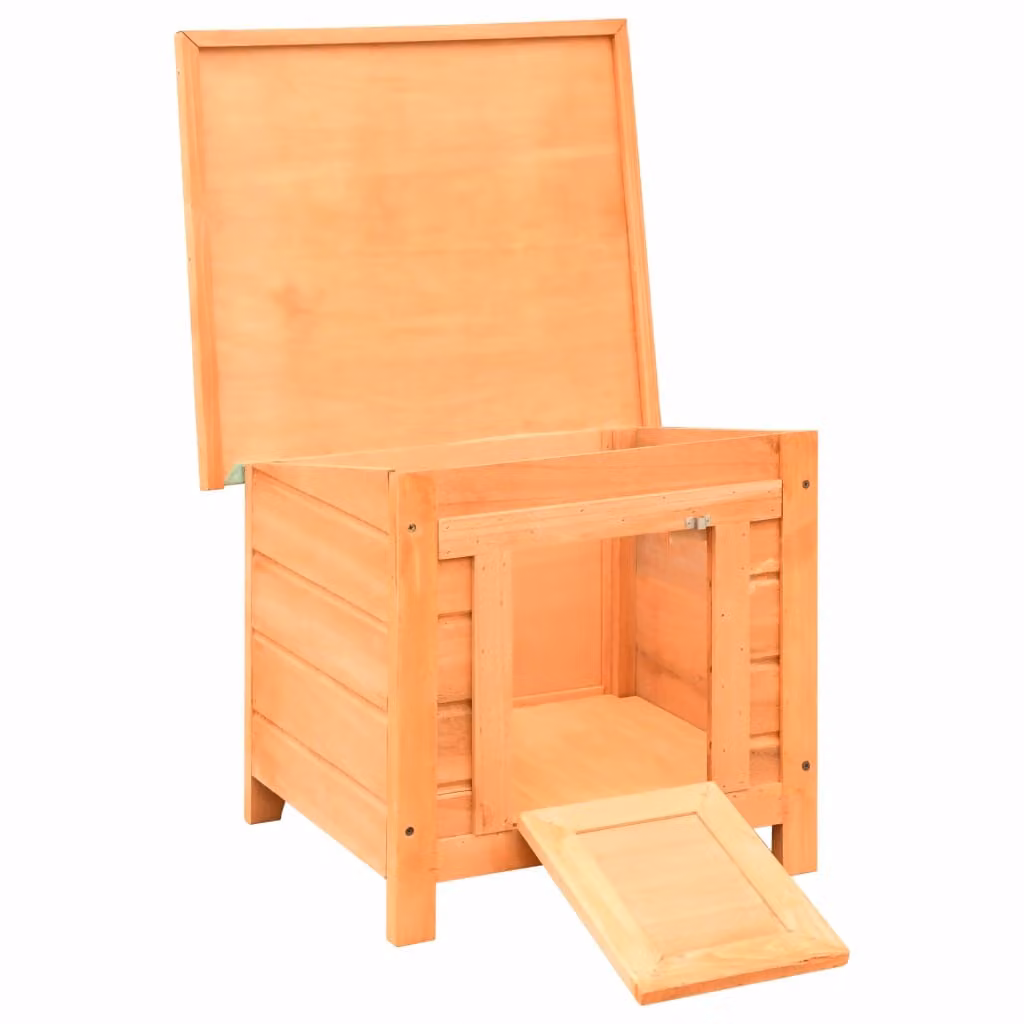 vidaXL Casa per gatti 50x46x43,5 cm in legno di pino e abete