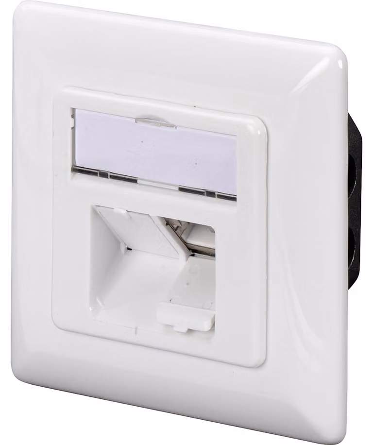 Scatola di giunzione DIGITUS Cat.6A (profonda), 2 x RJ45, schermato