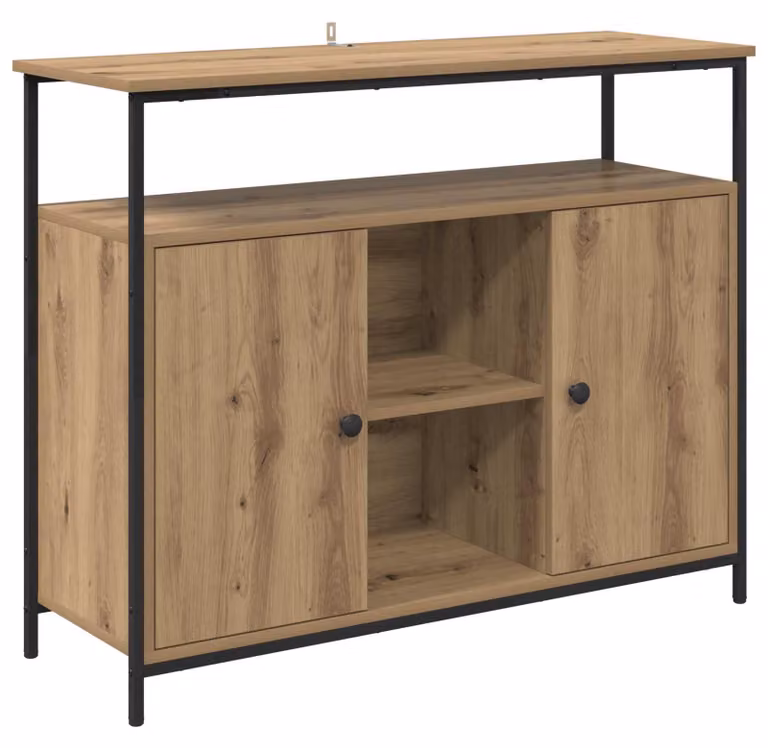 Credenza Rovere artigianale 100 x 35 x 80 cm Legno multistrato