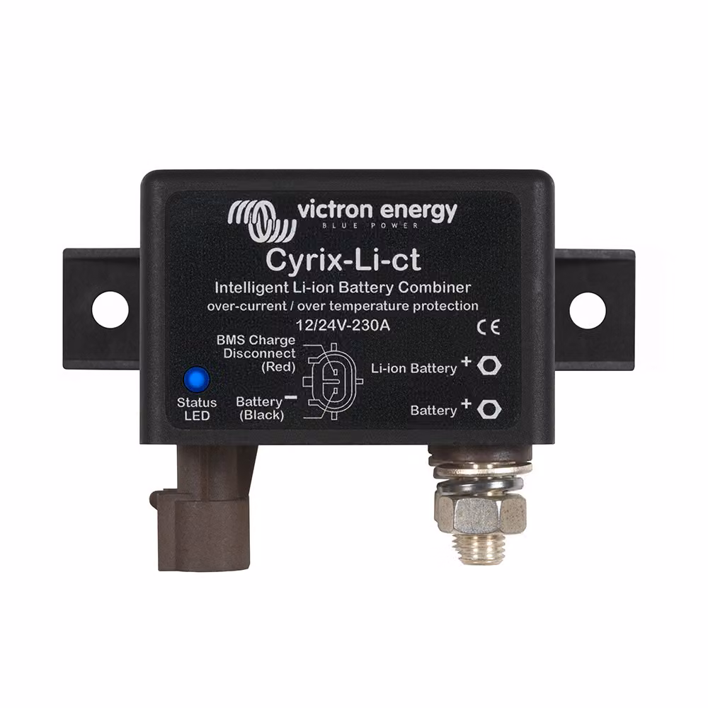 Victron Energy Cyrix-Li-ct 12/24-230 collegamento alla batteria