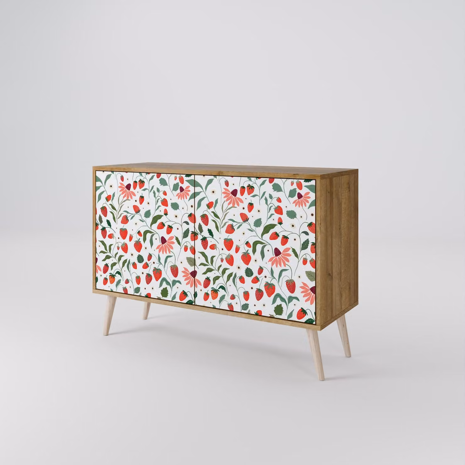 Cassettiera Spacerebels a 2 ante - credenza cassettiera - credenza alta - mobile guardaroba - soggiorno camera da letto - 57,5×111×42 (HxLxP)