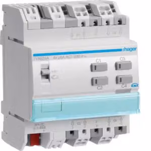 Attuatore per tapparelle KNX 4x, 230V AC TYA624A