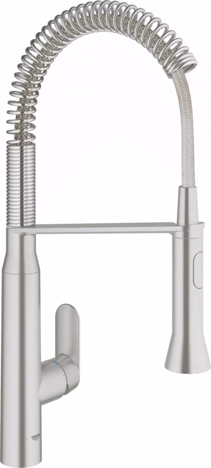 GROHE K7 Mitigeur monocommandé pour évier, saillie 234mm, orientable, douchette professionnelle, double jet, hauteur 539mm, 31379DC0, 31379DC0