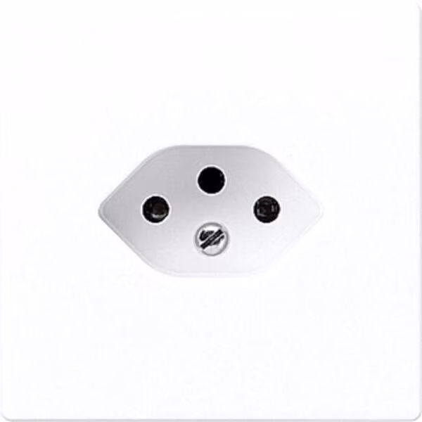 Jung LS1520-13SEVWW Presa a norma svizzera, presa singola tipo 13, bianco alpino