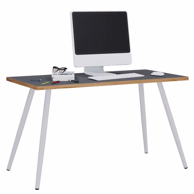 Scrivania Computer Tavolo da ufficio Skandanivischer Retro Look Salia 138x50 cm