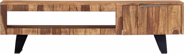 Mobile Porta TV 140x30x40cm in Legno Massello di Acacia 247980