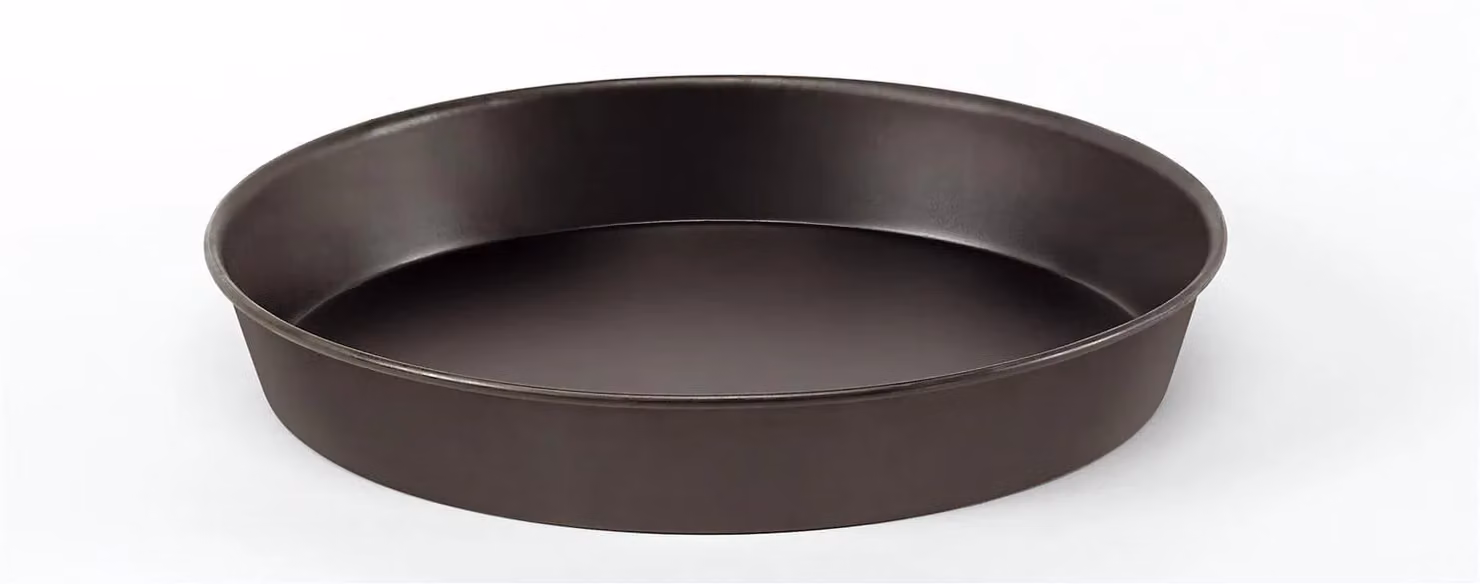 Teglia rotonda in lamiera blu per pizze, diam.60cm