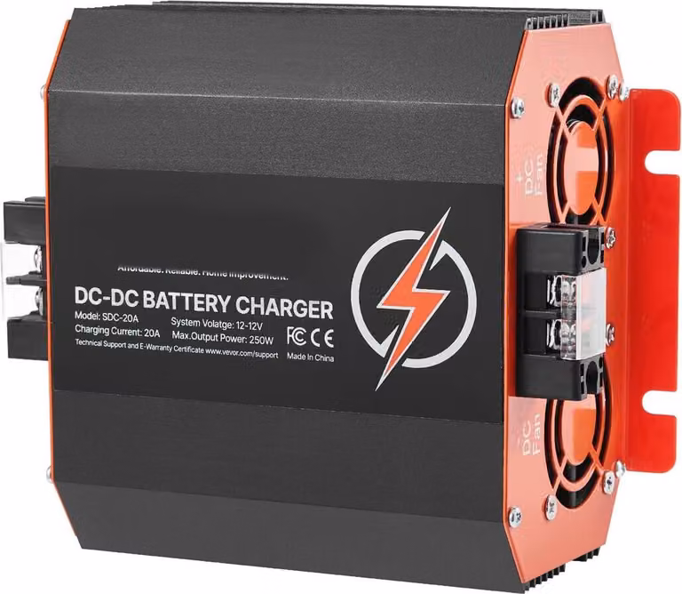 Caricabatterie da 12 V 20 A CC a CC Caricabatterie da 250 W per batterie al piombo-acido e al litio AGM