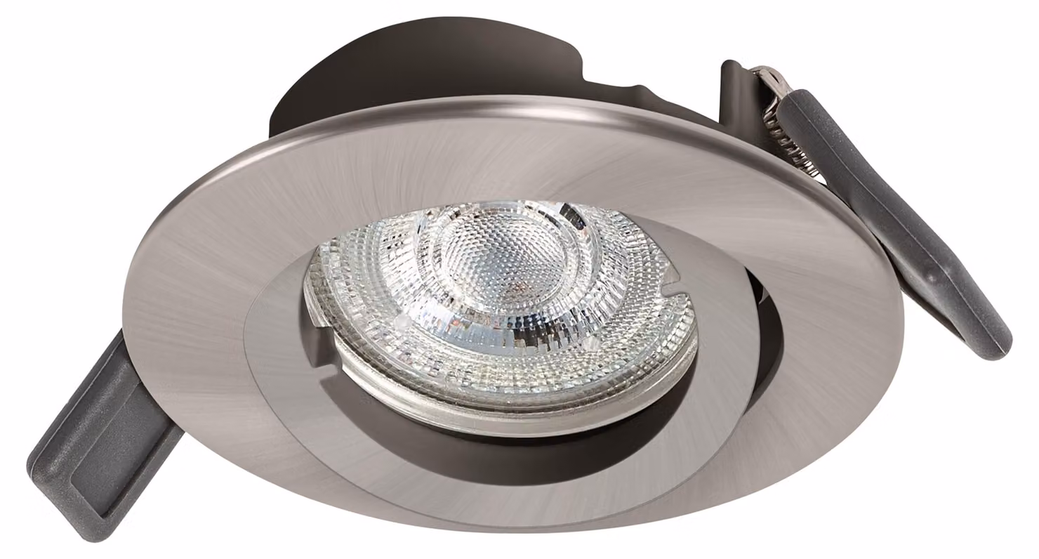 OSRAM 4099854444548 Plafoniera da incasso con lampada GU10 inclusa e sistema twistlock 4,30 W 345 lm