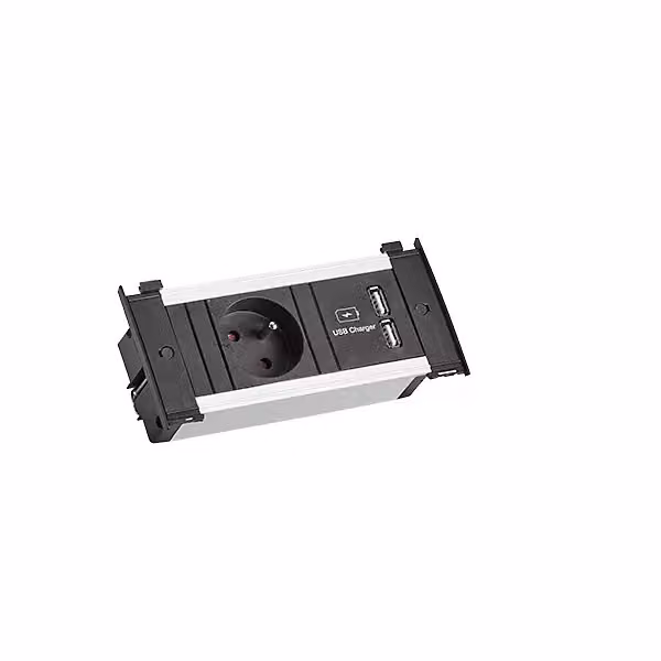 BACHMANN KAPSA XS 1xUTE 1xUSB Caricatore Strom 0,2m GST18