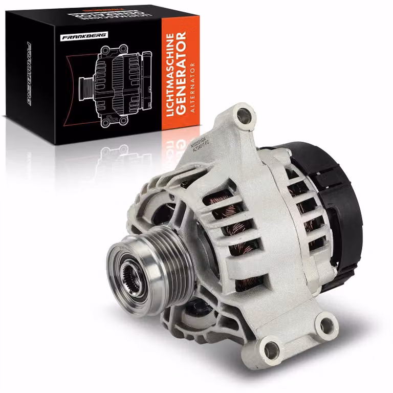 Alternatore 12V 120A - Volano libero - 5 alette - Rotazione in senso orario