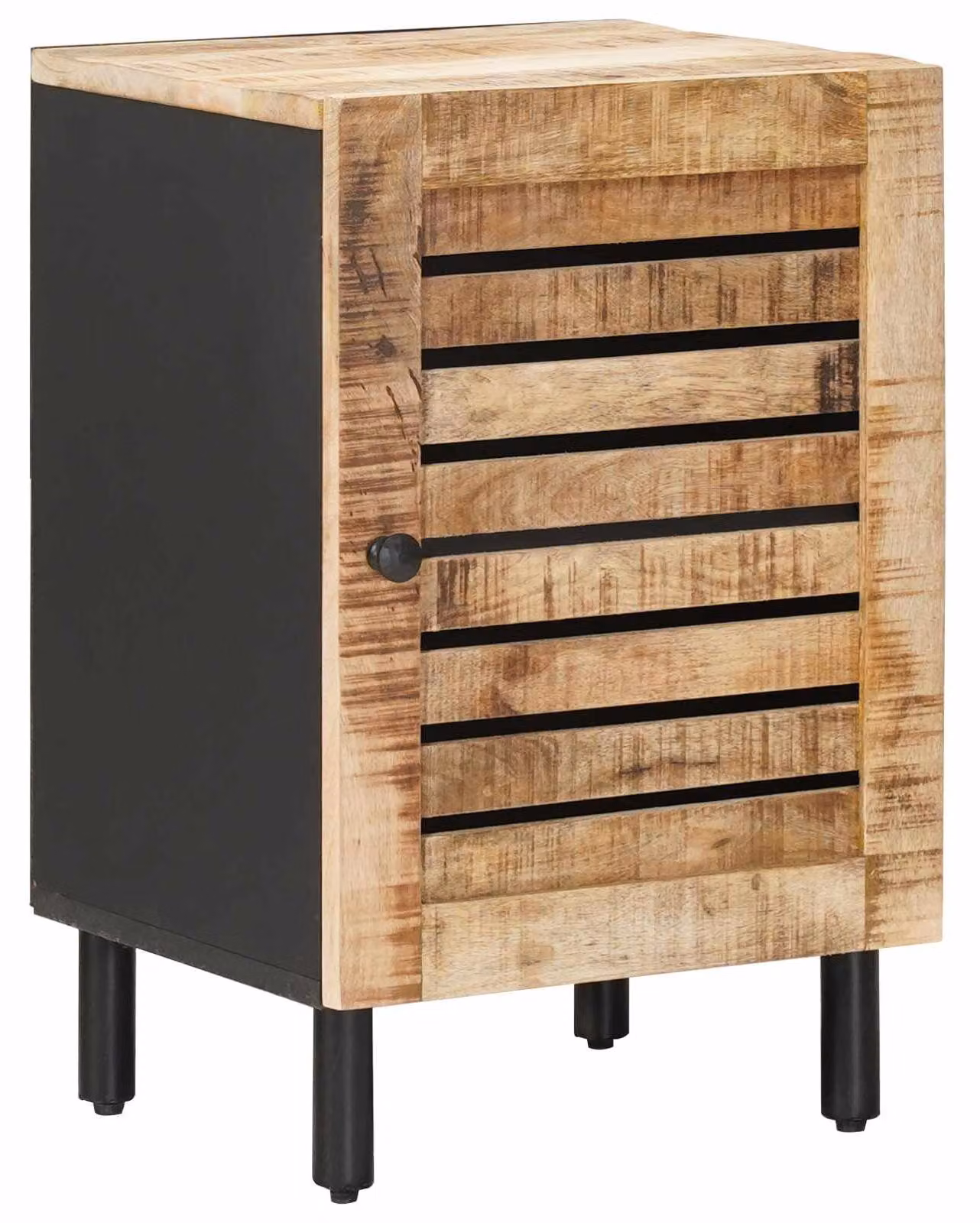 Mobile da bagno marrone e nero, dimensioni 38 x 33,5 x 58 cm