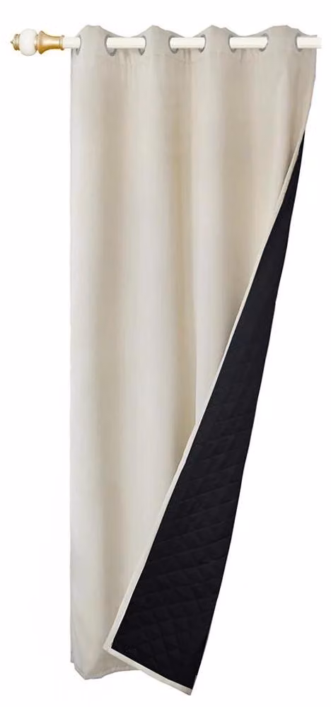 Tende oscuranti, isolamento termico, isolamento acustico, 132x244 cm - beige