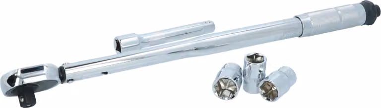 Set di chiavi dinamometriche Carpoint da 5 pezzi 40-210Nm