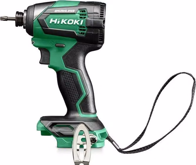 Hikoki WH18DEW4Z, Avvitatore a impulsi, Impugnatura a pistola, 1/4", Mandrino a serraggio rapido, Nero, Verde, Senza spazzole
