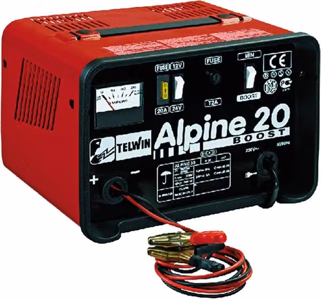 Caricabatteria Telwin Alpine 20 18/12 A - 12/24 V Rosso
