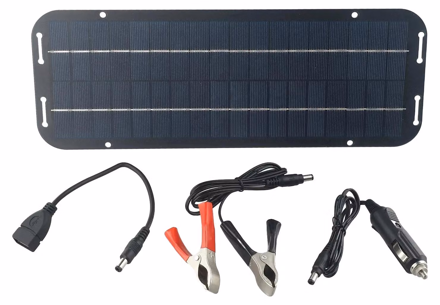 Moduli solari fotovoltaici, ricarica efficiente, installazione versatile, 1 set