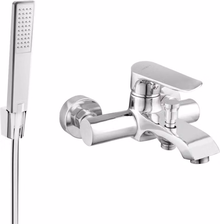 Mexen Pecos R72 miscelatore da vasca con set doccia, cromo - 7273R72-00