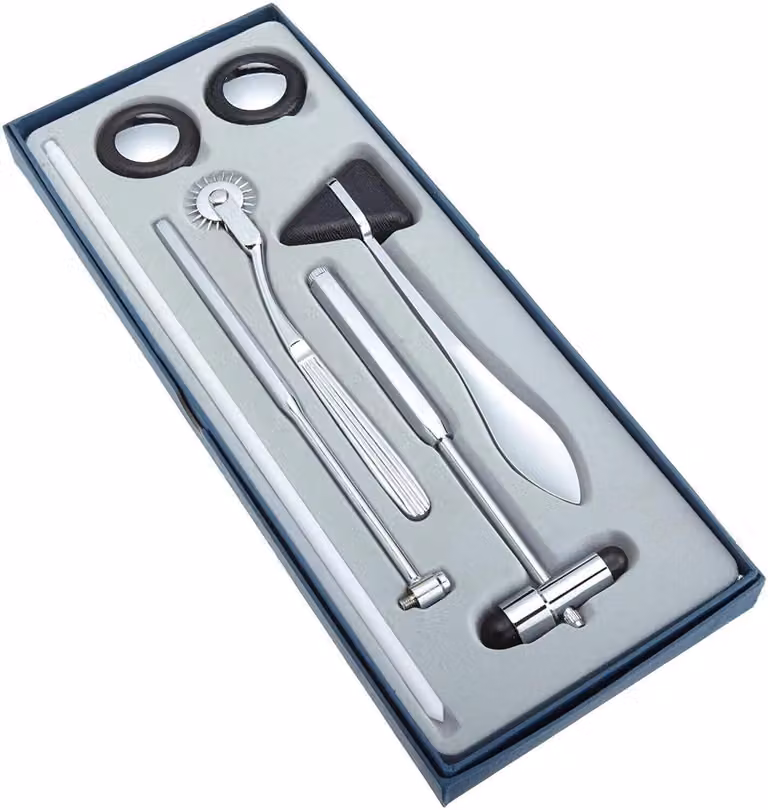 Kit di martelletti riflessi medici - Set da 5 pezzi per la valutazione neurologica