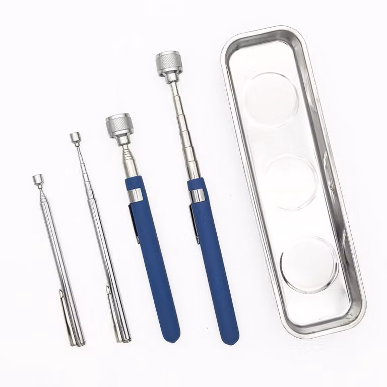 Set di 5 pinze magnetiche telescopiche