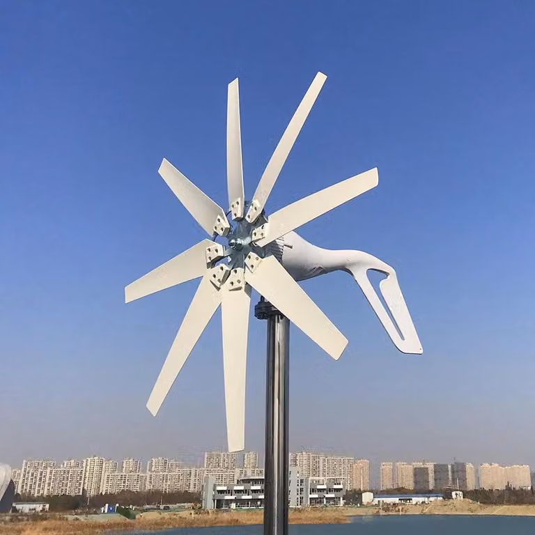 Turbina eolica - Turbina eolica - Generatore eolico - Energia eolica - Asse orizzontale - 3000W - 12V