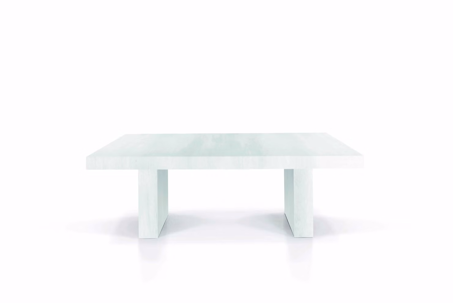 Tavolo JESOLO in legno nobilitato bianco consumato allungabile 160×90 cm – 410×90 cm