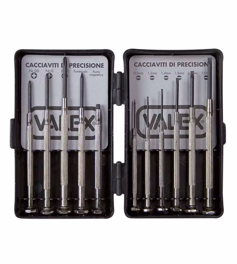 Valex Cacciaviti Precisione 11 Pezzi Multicolore Lunghezza 73-108 mm