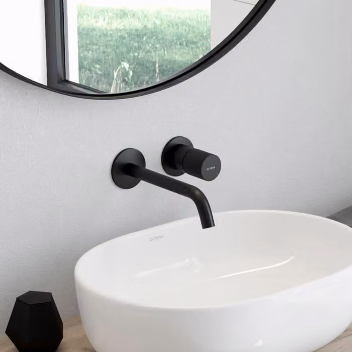Miscelatore monocomando da appoggio per lavabo OLTENS Hamnes, con estensione di 19 cm