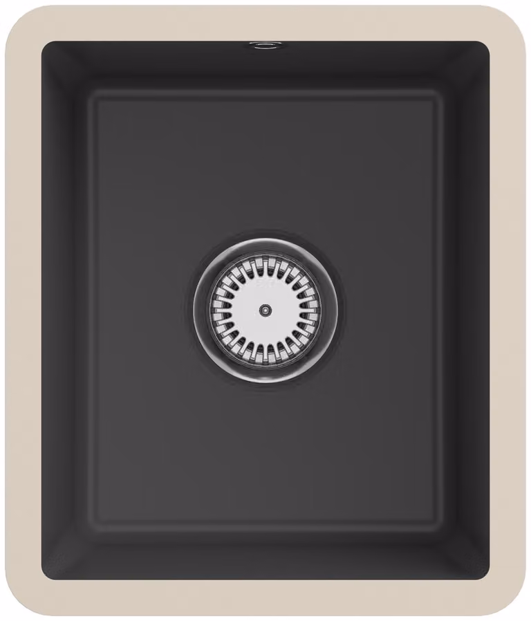 Villeroy & Boch Subway 45 - Lavello in Vetroceramica 38x44 cm, CeramicPlus, grafite 332401i4