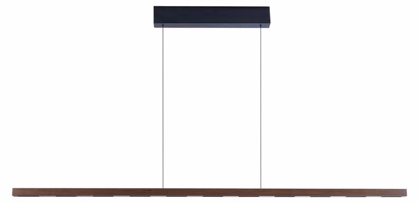 MADEIRA lineare in legno di noce 157 cm, regolabile tramite sensore