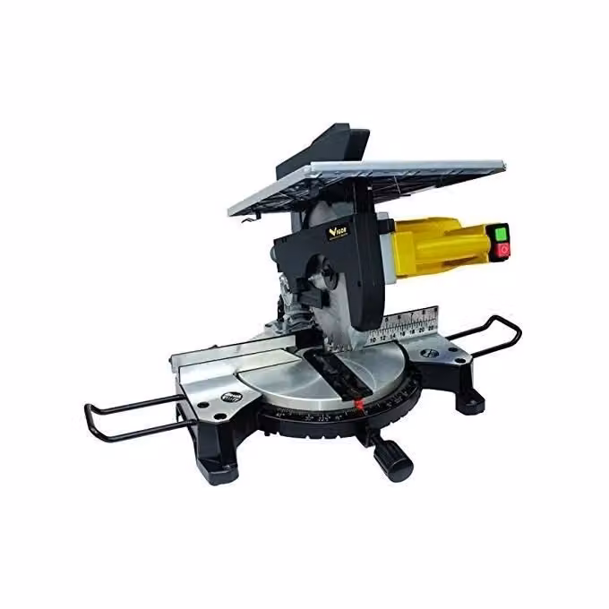 Vigour Troncatrice Combinata VTR-255 da 1800 W con Lama da 250 mm, Taglio in Piatto e Angolato, Colore Nero – 2