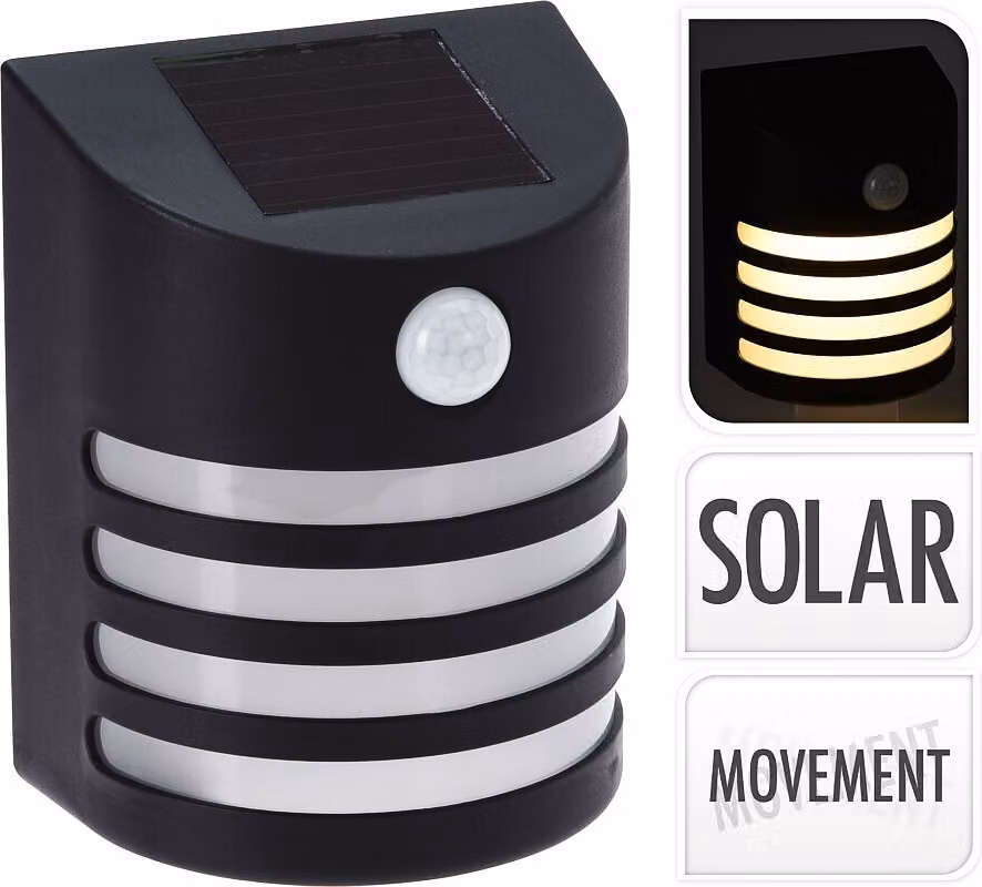 SHELL Applique solare con sensore di movimento KO-DX2100150