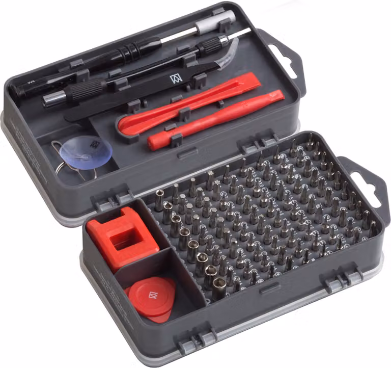 Kit di utensili di precisione e sicurezza MEISTER 108 pz