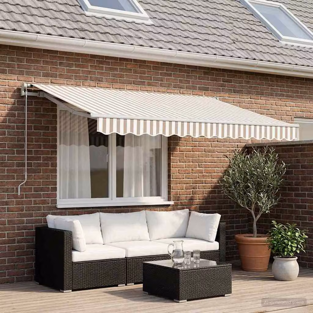Maison Exclusive - Telo di ricambio per tenda da sole, dimensioni 3,5 x 2,5 metri