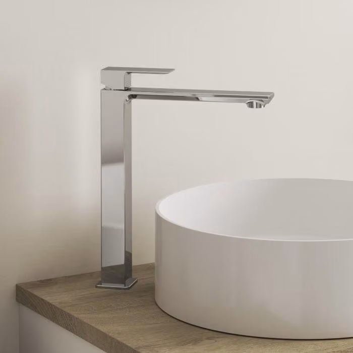 Kronenbach Quara 3.0, miscelatore monocomando per lavabo di dimensioni XXL, senza tappo di scarico