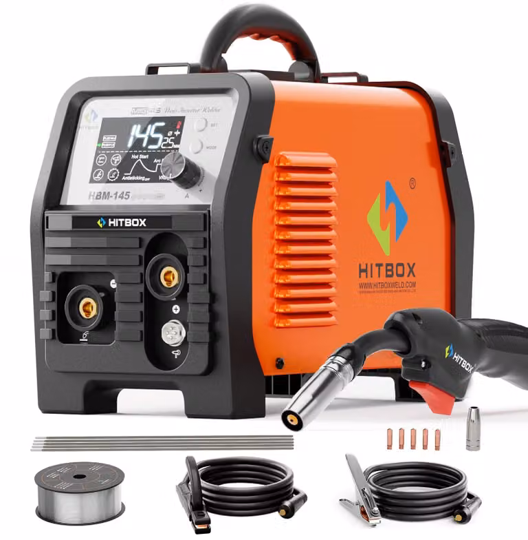 Saldatrice MIG 145A senza gas - 230 Volt - Potenza: Portatile e multifunzionale 4-in-1