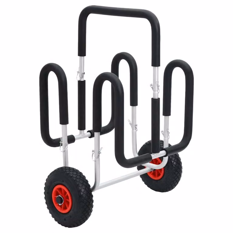 Carrello SUP per 2 Tavole da Surf 90 kg in Alluminio