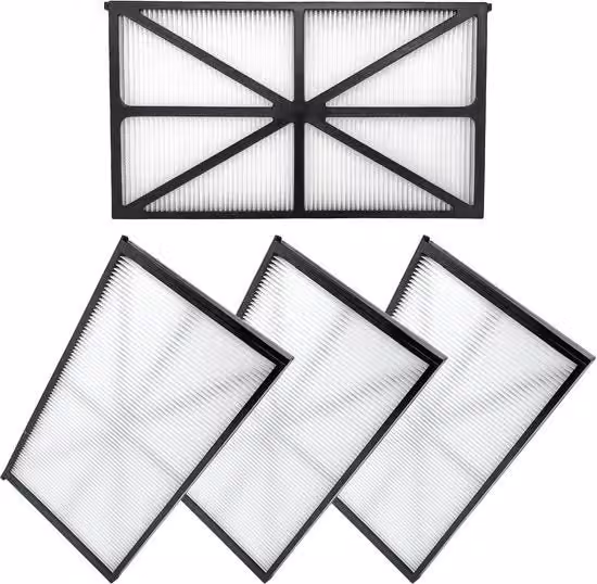 Kit di ricarica per filtro Hayward AquaVac TigerShark e SharkVac per pulitore piscina robotizzato, 4 pezzi, colore bianco, Maytronics