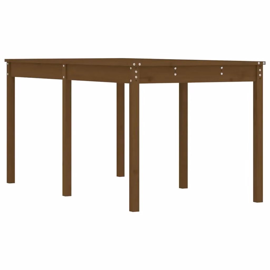 Tavolo da giardino rettangolare vidaXL in legno di pino marrone L: 159,5 cm, P: 82,5 cm, H: 76 cm – 2