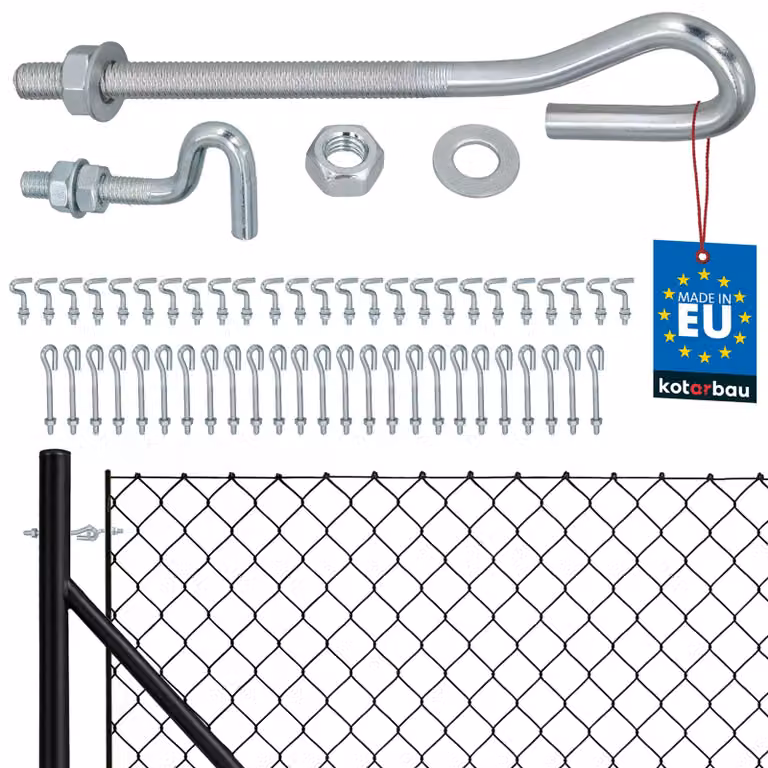 KOTARBAU® 25 Pezzi Tiranti per Filo Acciaio M8 Tenditore Filo Tendicavo per Filo Acciaio Tendifilo Chiuso con Vite di Fissaggio Aperta