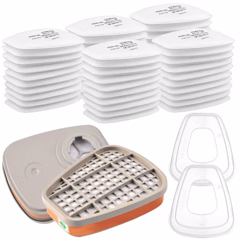 Set di 50 filtri per maschere respiratorie