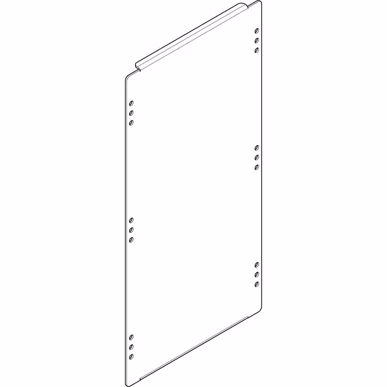 Piastra di montaggio ABN 200x400 mm 1FB/3RE_5 per il montaggio tra profili portanti (5 pezzi) FM13N5