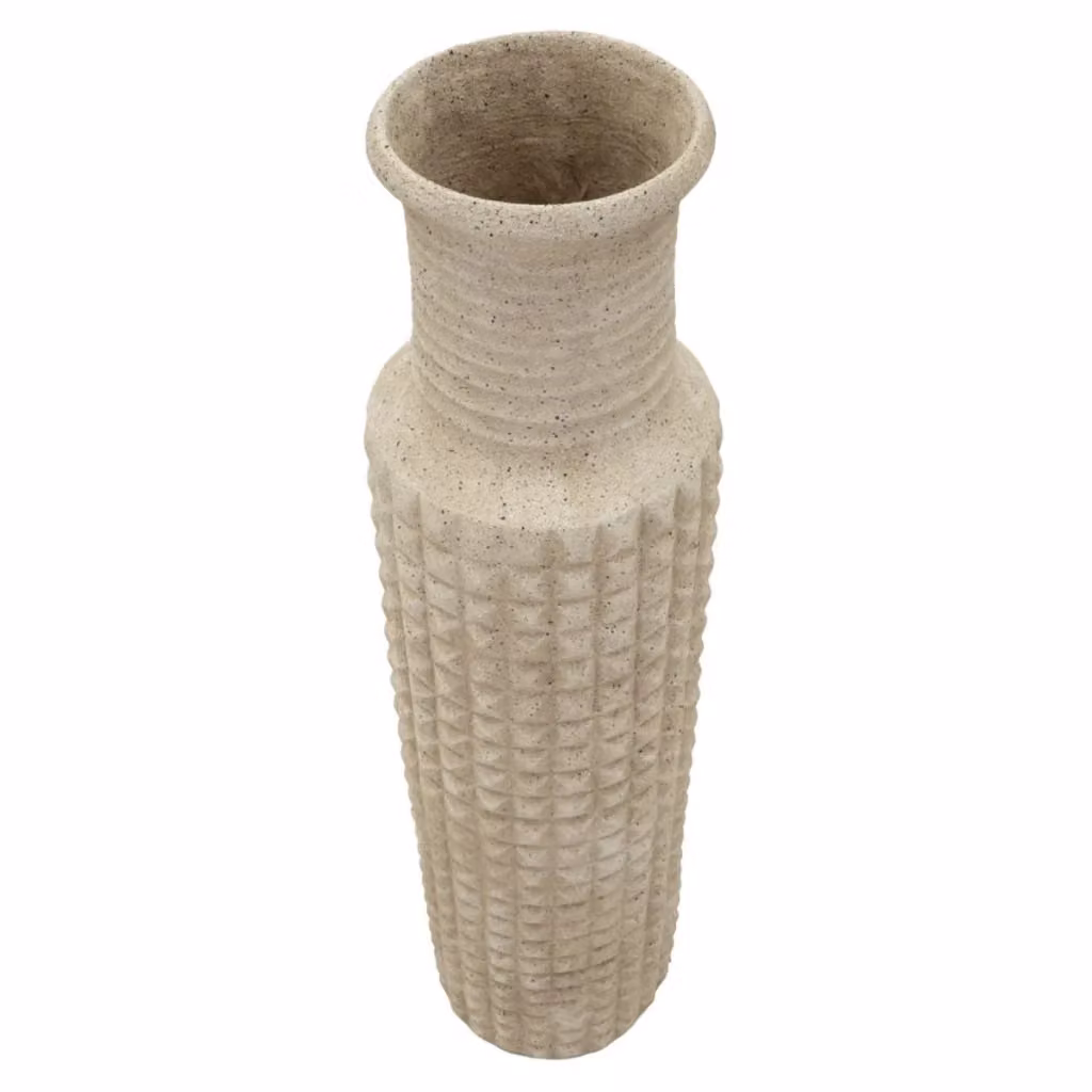 Vaso da esterno Sand Vikasa Home beige L/P/H: 28 x 28 x 110 cm – 2