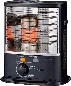 Stufa a Combustibile Liquido Corona 3000 W con Stoppino per Ambienti fino a 120 m³