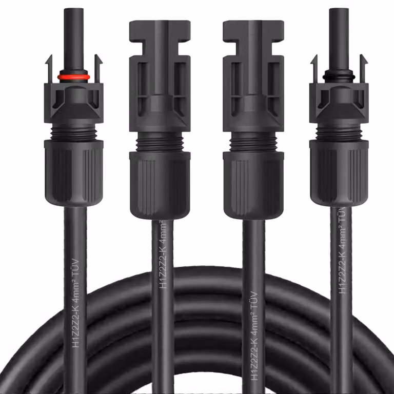 Cavi di prolunga solari, cavi solari con connettore, cavi da 4mm² e 6mm² per pannelli solari