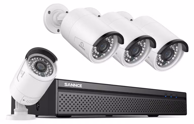 Kit di telecamere di sicurezza - Telecamera di sorveglianza - Sistema di videosorveglianza - Videosorveglianza - Telecamera IP - Risoluzione 8MP