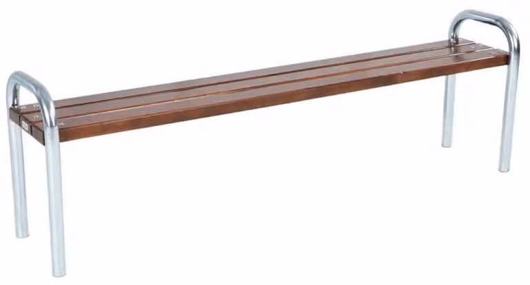 Panchina da giardino Casa Padrino marrone scuro / argento 180 cm