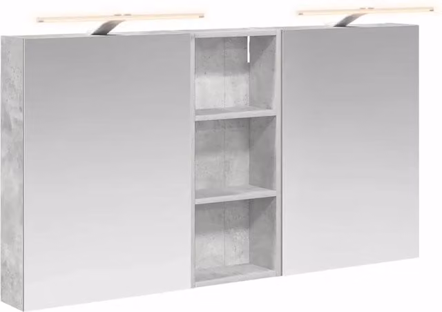 Set di Armadi da Bagno | Armadio da bagno con lo scaffale 3 pz 130 x 14,5 x 70 cm