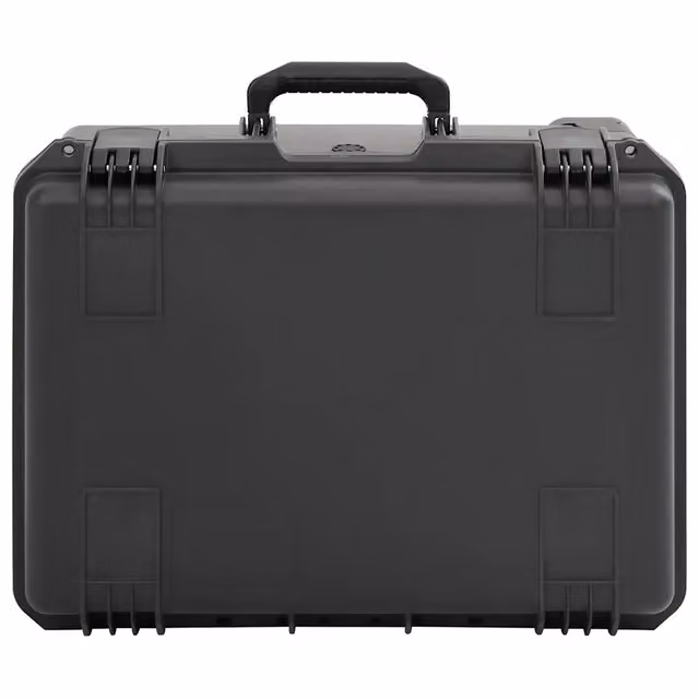 Valigetta da Volo Portatile Nera in Plastica Impermeabile con Inserti CFW3839211 L/P/H: 54 x 41,5 x 29 cm